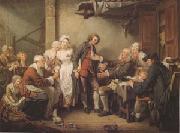Jean Baptiste Greuze The Village Betrothal (mk05) oil painting artist